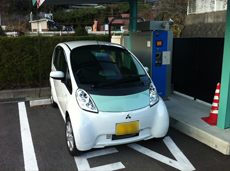 道の駅どうしの充電スペース